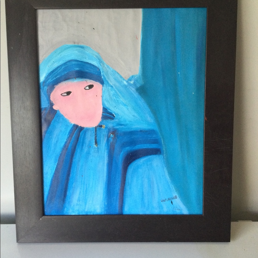 Original painting framed